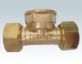 铝塑管铜接头T20×3/4